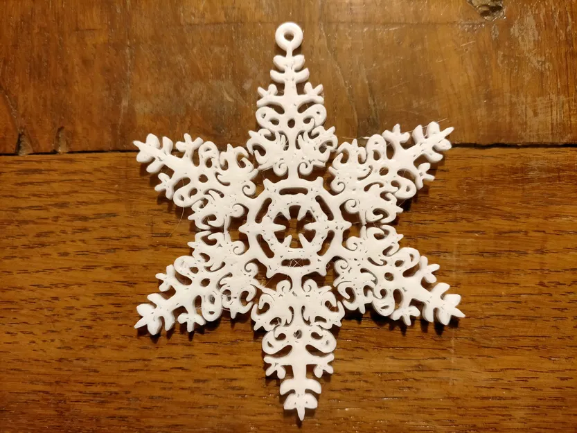 Gói số 4 - 8 bông tuyết treo - 8 snowflakes to hang - Image 9