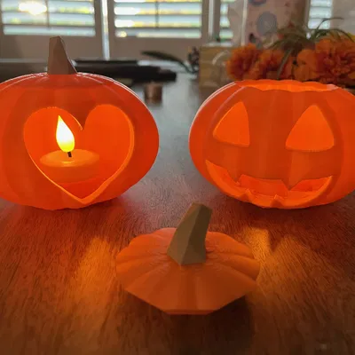 Jack-o-Lantern & Bí Ngô Đục Lỗ Có Phiên Bản Nến