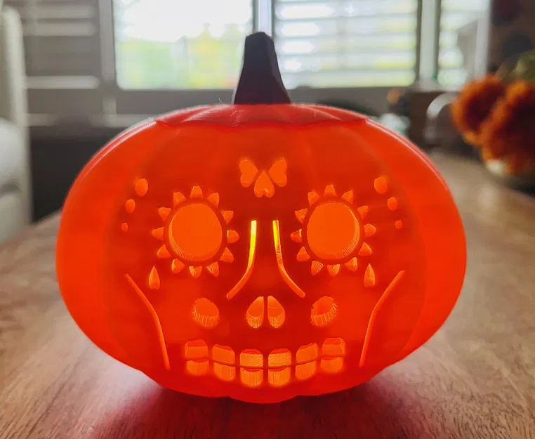 Jack-o-Lantern & Bí Ngô Đục Lỗ Có Phiên Bản Nến - Image 2