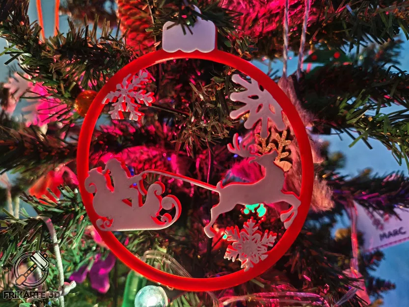 Móc treo xe tuần lộc của Ông già Noel trang trí cây thông Noel - Image 2