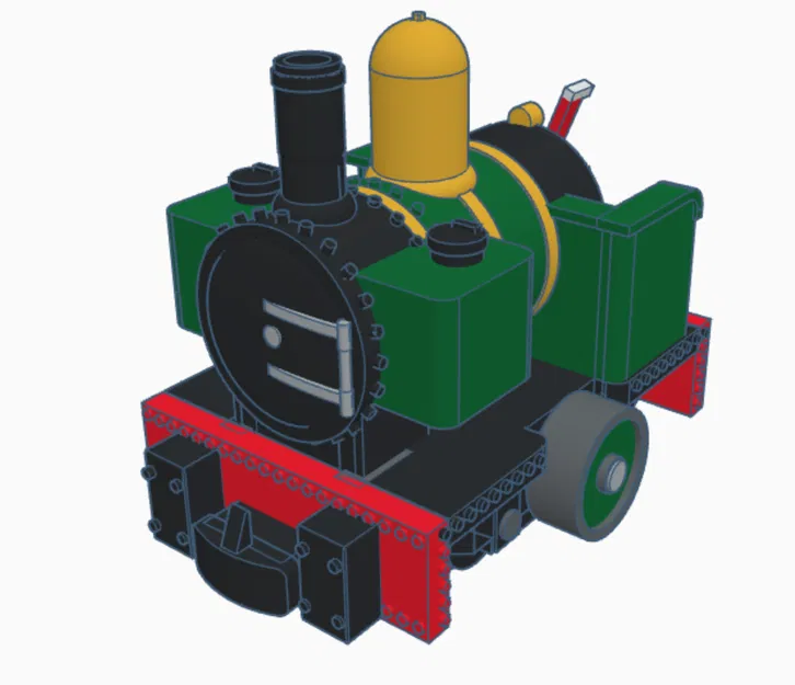 Mô hình đầu máy 009 Cracker cho TU-9a - Image 3