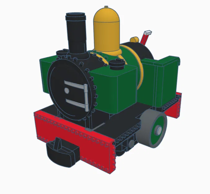 Mô hình đầu máy 009 Cracker cho TU-9a - Image 4