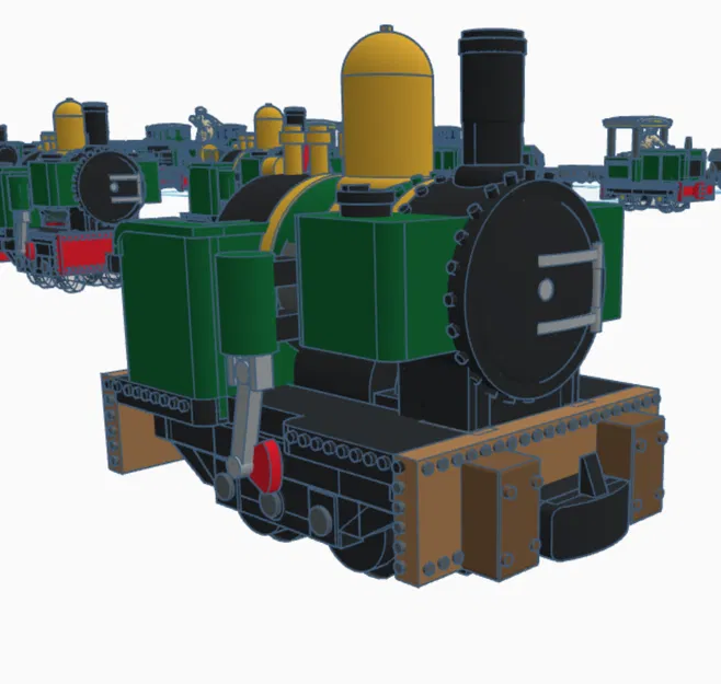 Mô hình đầu máy 009 Cracker cho TU-9a - Image 5