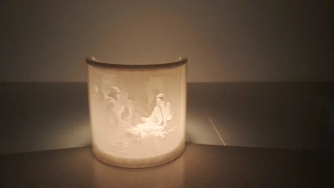 Mô Hình Lithophane Giáng Sinh Thánh Gia Để Bàn - Image 2