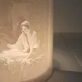 Mô Hình Lithophane Giáng Sinh Thánh Gia Để Bàn - Thumbnail 3