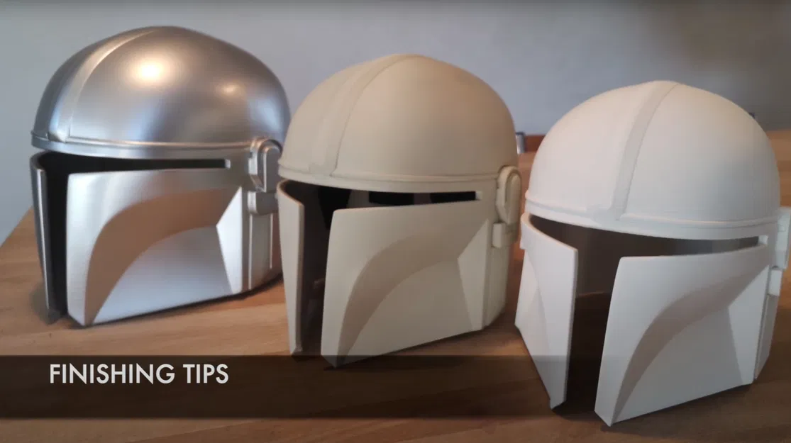 Cách in mũ Mandalorian -> size S, M, L và cài đặt in 3D - Image 3