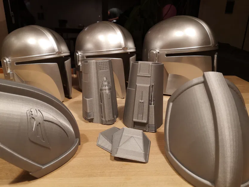 Cách in mũ Mandalorian -> size S, M, L và cài đặt in 3D - Image 6