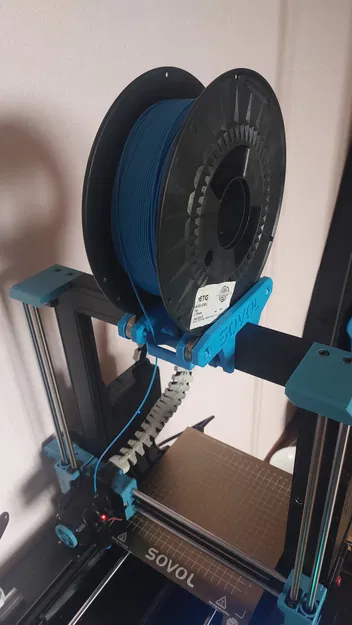 Giá đỡ cuộn filament có bạc đạn điều chỉnh cho Sovol SV06 - Image 1