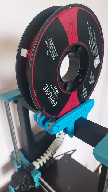 Giá đỡ cuộn filament có bạc đạn điều chỉnh cho Sovol SV06 - Image 7