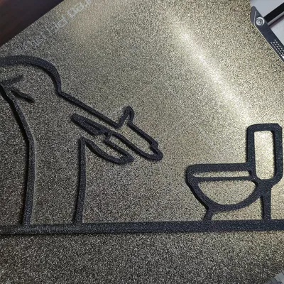 Móc Treo Cửa “WC” Vui Nhộn – La Linea Balum 128