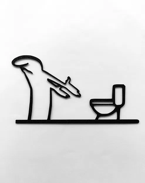 Móc Treo Cửa “WC” Vui Nhộn – La Linea Balum 128 - Image 3