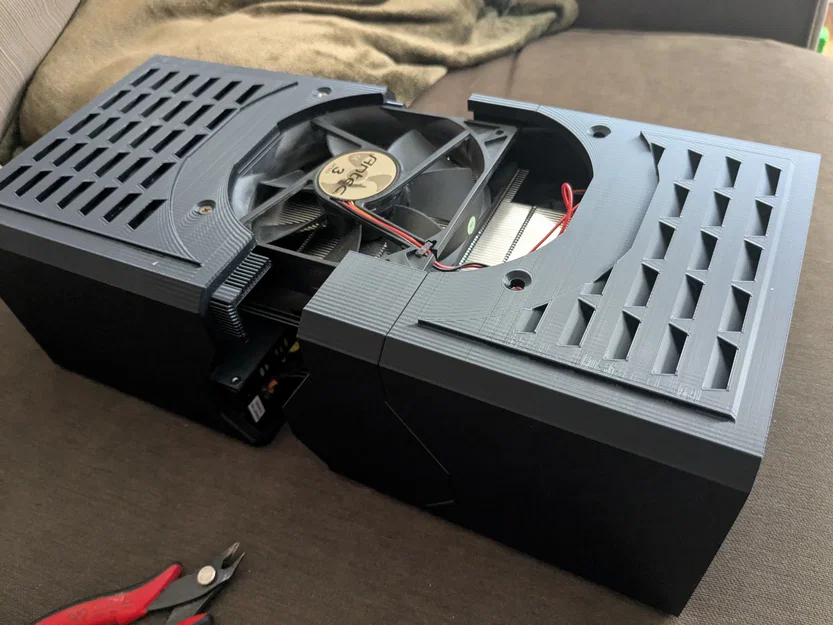 Vỏ Case Tối Giản Cho BC250 và Nguồn Flex PSU - Image 2