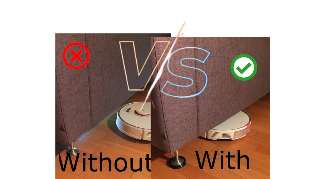 Chân đế sofa cho robot hút bụi (Mọi kích cỡ và cực kỳ chắc chắn!!!) - Image 1