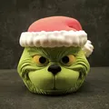 Tô Giáng Sinh Phong Cách Grinch Có Nón Santa - Thumbnail 2