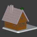 Nhà Mùa Đông Có Cây Thông - Thumbnail 4