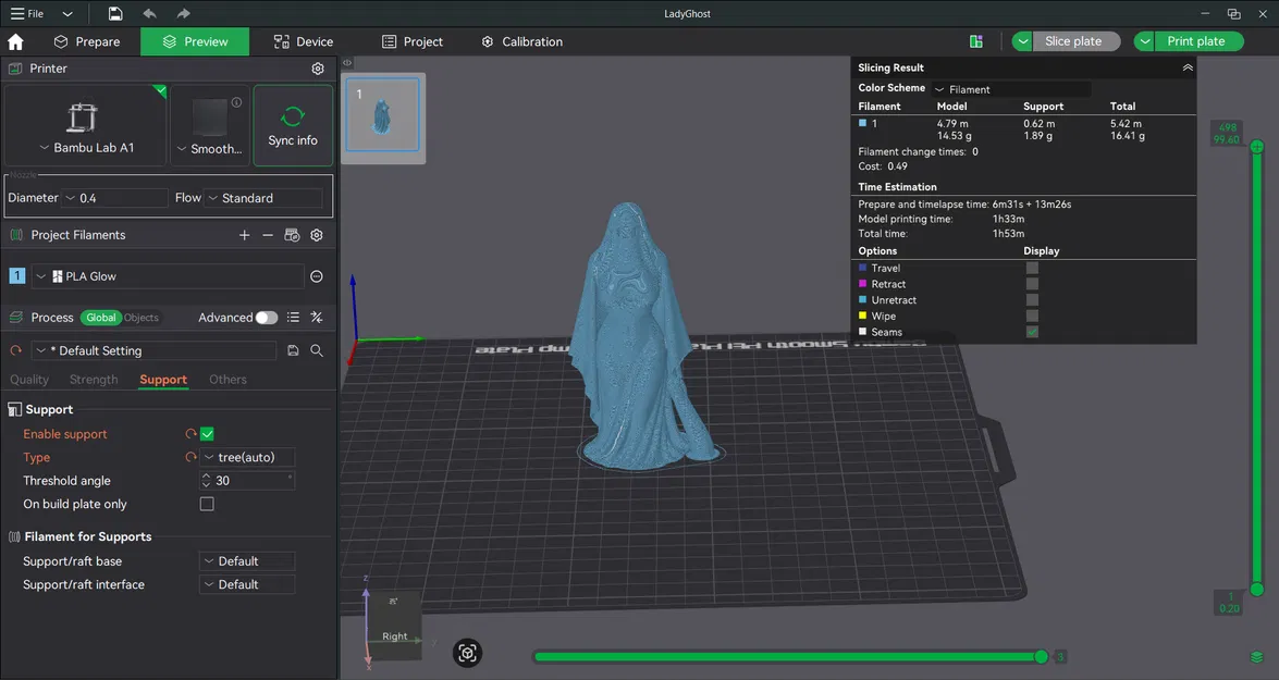 Vẻ Đẹp Ma Quái – Tượng Cô Gái Ma - Image 5