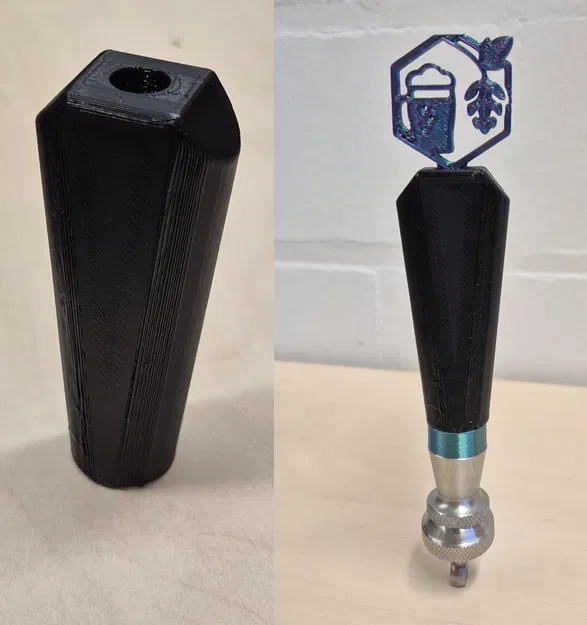 Tay cầm bia thanh lịch (có ren, tùy chỉnh) - Image 1