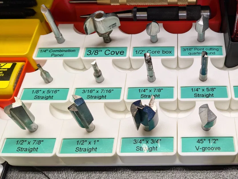 Hộp Đựng Mũi Phay Router Chuẩn Gridfinity - Image 1