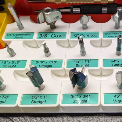 Hộp Đựng Mũi Phay Router Chuẩn Gridfinity