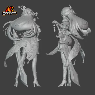 Mô hình Beidou Genshin Impact - Tư thế 3