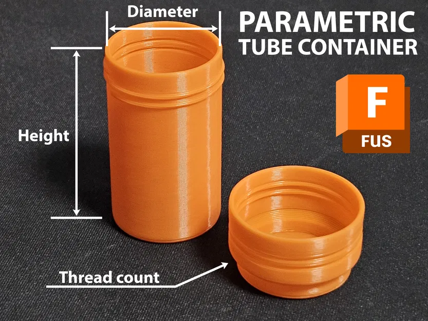 Hệ thống hộp đựng ống dạng tham số (Ống + Nắp + Nối dài) - Image 1
