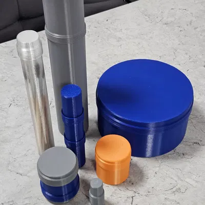 Hệ thống hộp đựng ống dạng tham số (Ống + Nắp + Nối dài)