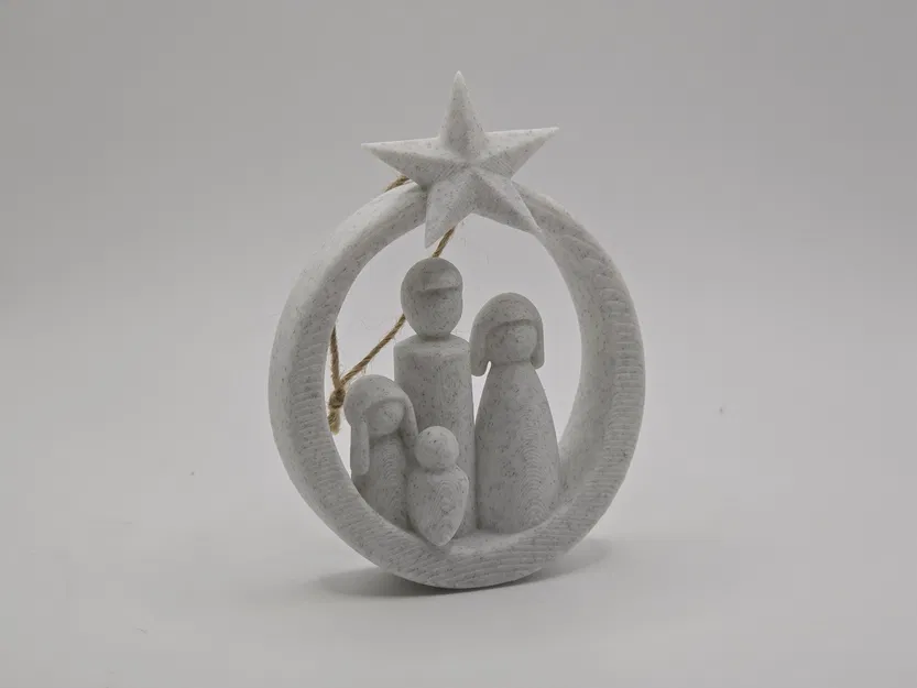 Móc Treo Cây Thông Noel - Gia Đình Bốn Người - Image 1