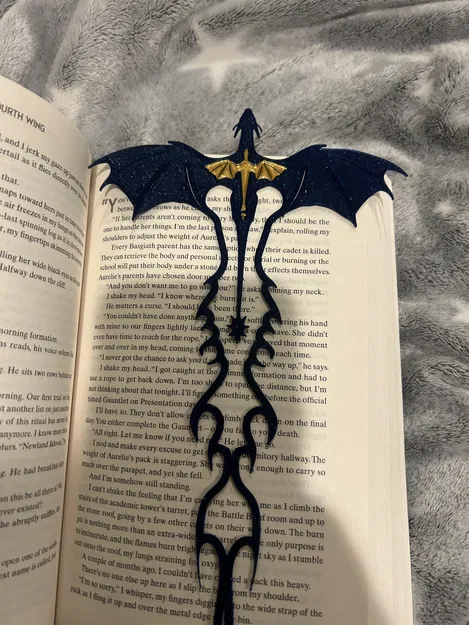 Bookmark Rồng Tairn và Andarna - Truyện Fourth Wing - Image 2