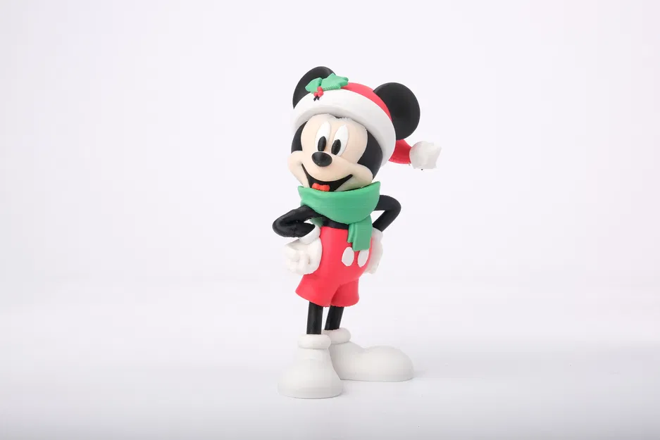 Tượng Mickey Mouse Giáng Sinh - Image 2