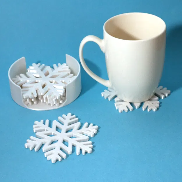 Đế lót ly hình Bông Tuyết - Image 1