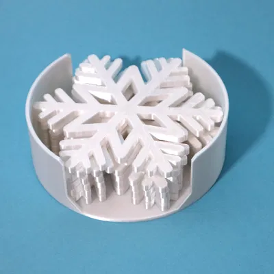 Đế lót ly hình Bông Tuyết