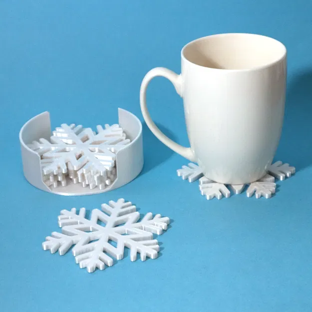 Đế lót ly hình Bông Tuyết - Image 5