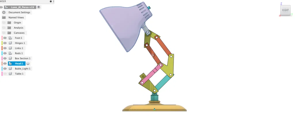Đèn Luxo Jr Pixar cho máy in 200x200mm có đèn LED - Image 30