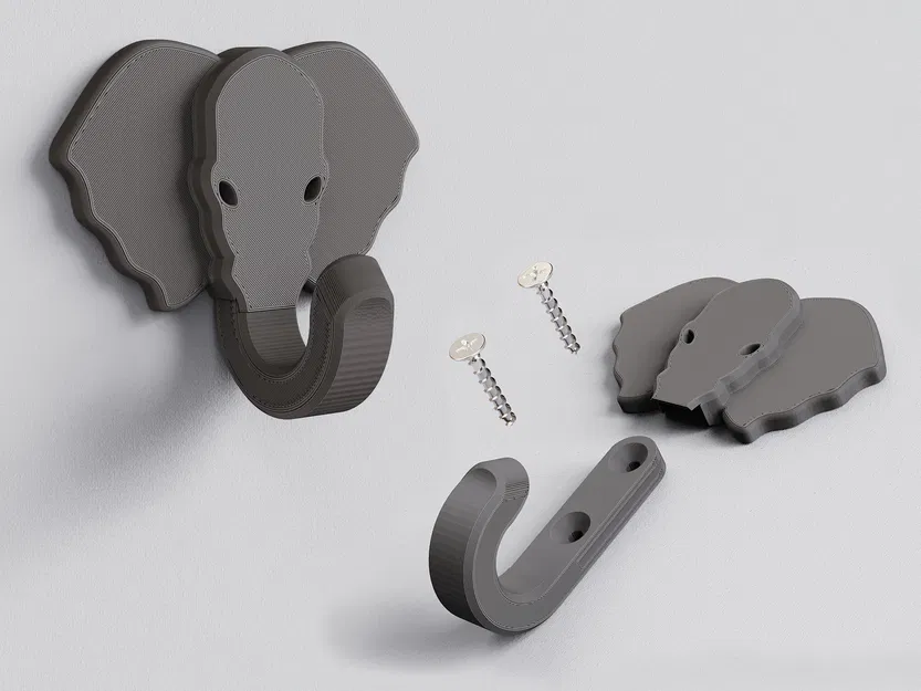 Móc Treo Tường Hình Con Voi - Image 1