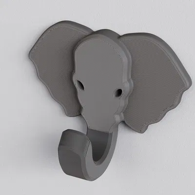 Móc Treo Tường Hình Con Voi