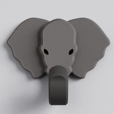 Móc Treo Tường Hình Con Voi