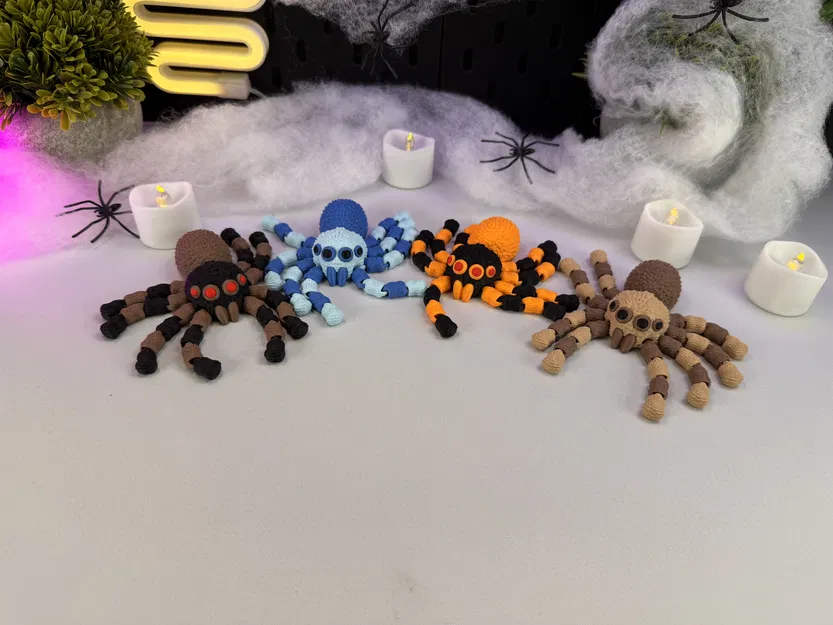 Flexi Spider 2 (Khớp nối) - Mẫu In 3D - Image 4