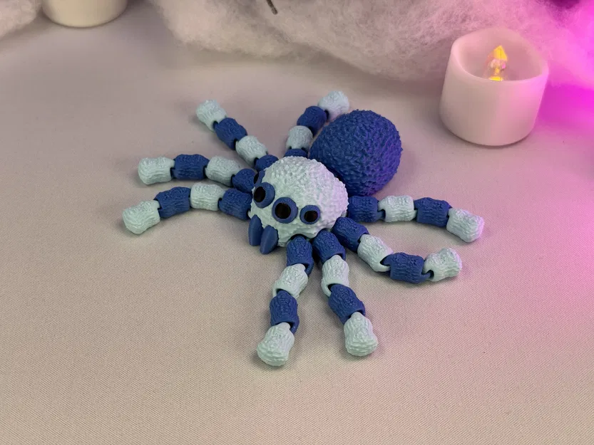 Flexi Spider 2 (Khớp nối) - Mẫu In 3D - Image 14