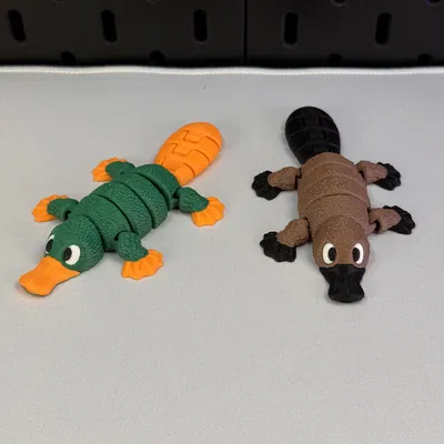 Thú Mỏ Vịt Dễ Thương Khớp Nối Articulated Cute Platypus