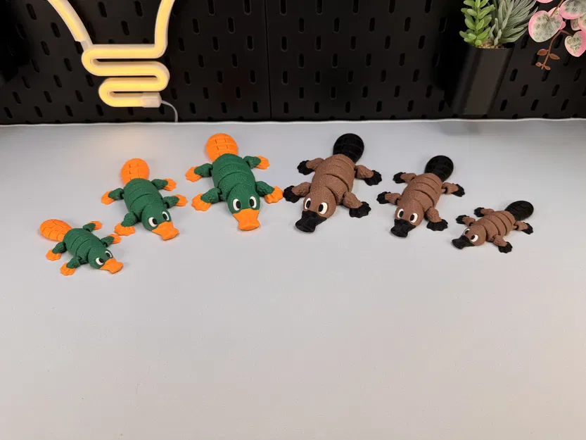 Thú Mỏ Vịt Dễ Thương Khớp Nối Articulated Cute Platypus - Image 2