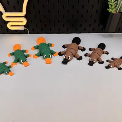 Thú Mỏ Vịt Dễ Thương Khớp Nối Articulated Cute Platypus