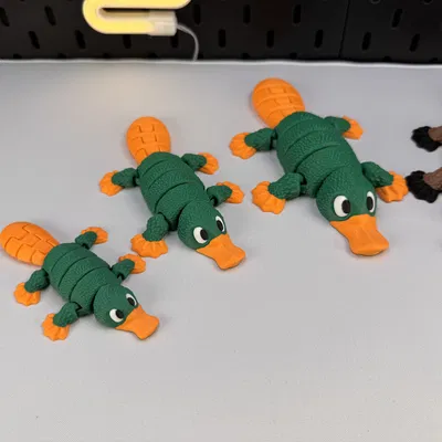 Thú Mỏ Vịt Dễ Thương Khớp Nối Articulated Cute Platypus