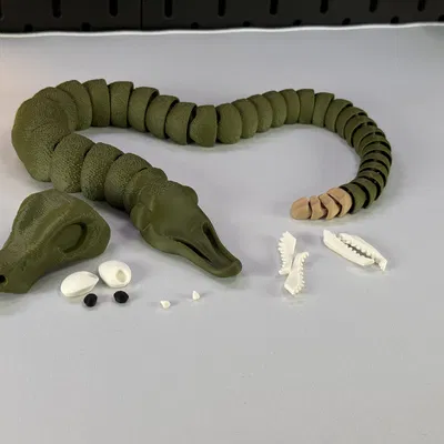 Rắn Khớp Nối 3D