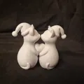 Mô hình trang trí Cặp đôi Mèo Giáng sinh - Thumbnail 5