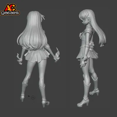 Mô Hình 3D Sailor Mars - Thủy Thủ Sao Hỏa