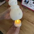 Ông Già Tuyết Đèn Tealight - Đồ Trang Trí Lễ Hội Phát Sáng In 3D - Thumbnail 4