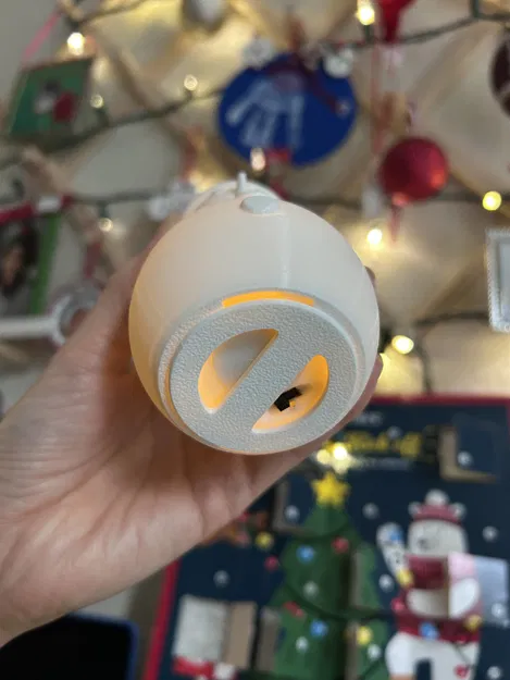 Ông Già Tuyết Đèn Tealight - Đồ Trang Trí Lễ Hội Phát Sáng In 3D - Image 5