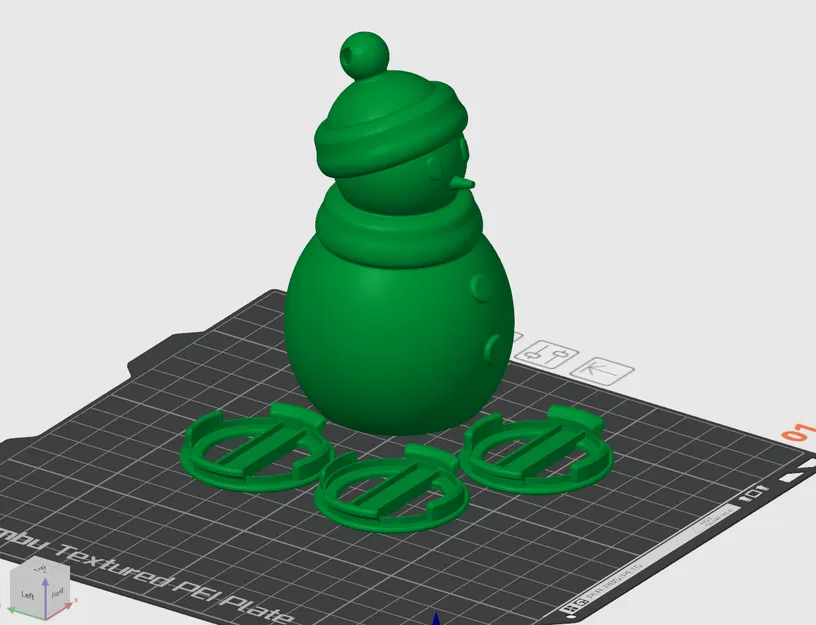 Ông Già Tuyết Đèn Tealight - Đồ Trang Trí Lễ Hội Phát Sáng In 3D - Image 7