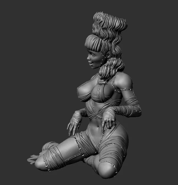 Betty sexy girls - Mô hình 3D - Image 3