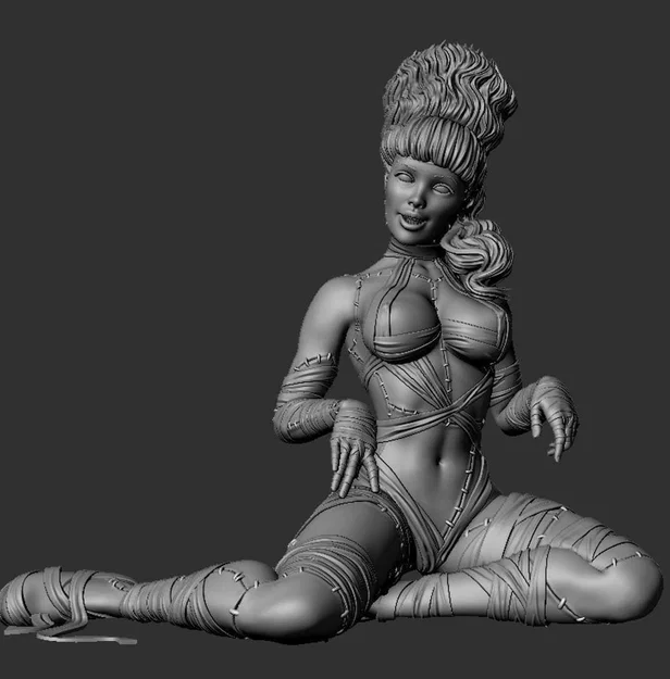 Betty sexy girls - Mô hình 3D - Image 4